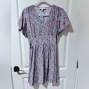 Loft Floral dress, size 2P